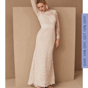 BHLDN Ivory Tadashi Shoji Gown. 16